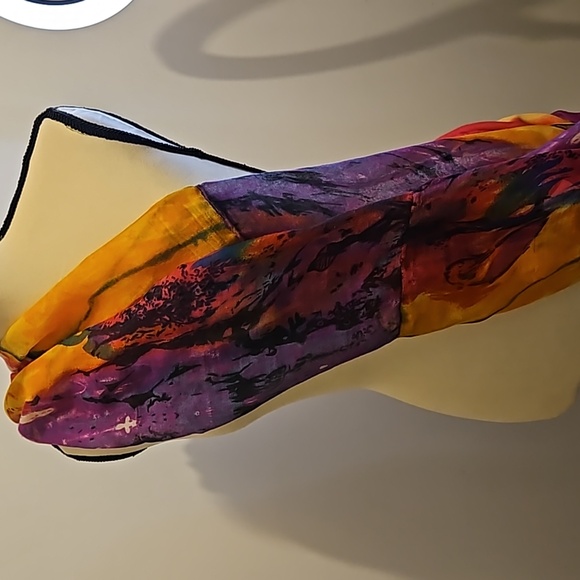 Multi Color Infinity Scarf - Picture 5 of 6